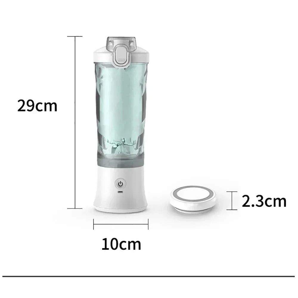 Tragbarer Mixer mit 10-Klingen – 600ml, 4000mAh Akku, Leistungsstark & Kabellos